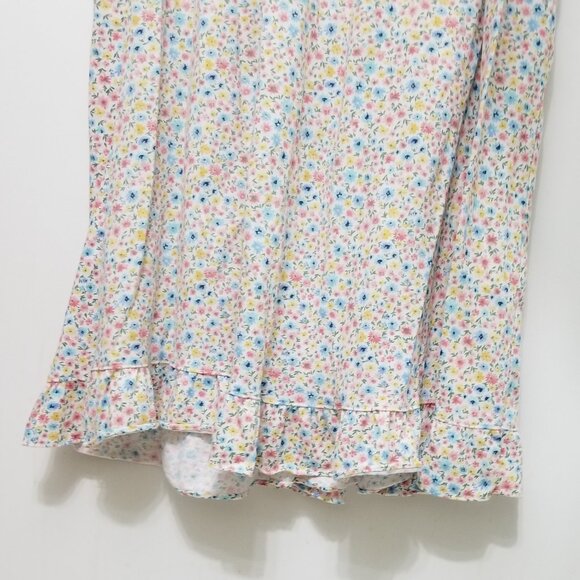 floral buttoning nightgown with lace - Picture 5 of 8